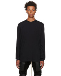 T-shirt à manche longue noir Rick Owens