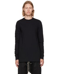 T-shirt à manche longue noir Rick Owens