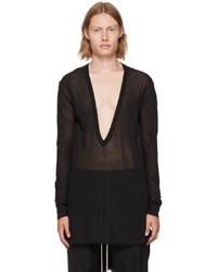 T-shirt à manche longue noir Rick Owens