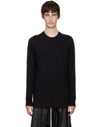 T-shirt à manche longue noir Rick Owens