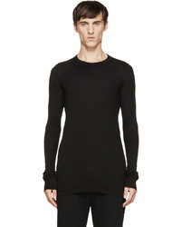 T-shirt à manche longue noir Rick Owens