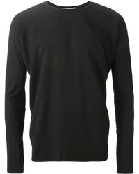 T-shirt à manche longue noir Stephan Schneider
