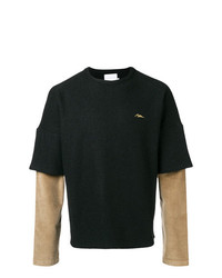T-shirt à manche longue noir The Silted Company