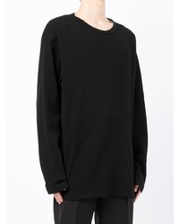 T-shirt à manche longue noir Yohji Yamamoto