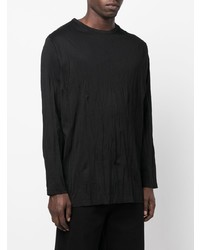 T-shirt à manche longue noir Yohji Yamamoto