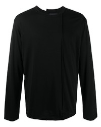 T-shirt à manche longue noir Yohji Yamamoto