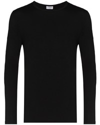 T-shirt à manche longue noir Zimmerli