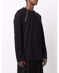 T-shirt à manche longue noir Yohji Yamamoto