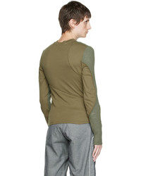 T-shirt à manche longue olive Mainline:RUS/Fr.CA/DE