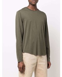 T-shirt à manche longue olive rag & bone