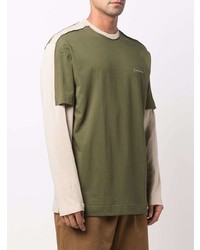 T-shirt à manche longue olive Jacquemus