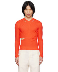 T-shirt à manche longue orange Dion Lee