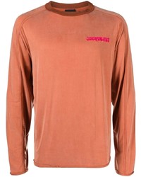 T-shirt à manche longue orange Jacquemus