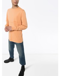 T-shirt à manche longue orange Eckhaus Latta