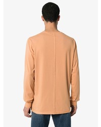 T-shirt à manche longue orange Eckhaus Latta