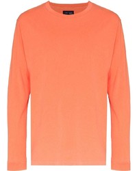 T-shirt à manche longue orange Les Tien