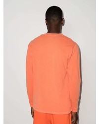 T-shirt à manche longue orange Les Tien