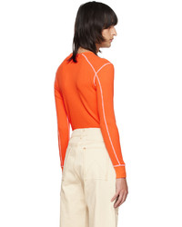 T-shirt à manche longue orange Carson Wach