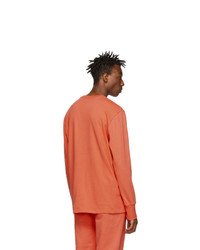 T-shirt à manche longue orange Aimé Leon Dore