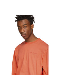 T-shirt à manche longue orange Aimé Leon Dore