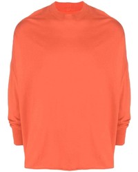 T-shirt à manche longue orange Rick Owens DRKSHDW