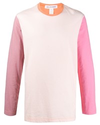 T-shirt à manche longue rose Comme Des Garcons SHIRT