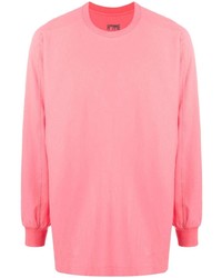 T-shirt à manche longue rose Homme Plissé Issey Miyake