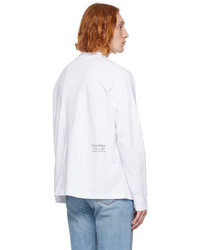 T-shirt à manche longue rose Calvin Klein
