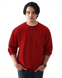 T-shirt à manche longue rouge Anvil