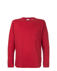 T-shirt à manche longue rouge Cerruti 1881