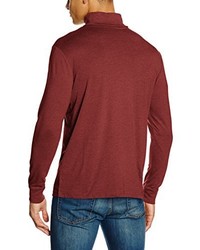 T-shirt à manche longue rouge Daniel Hechter