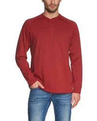 T-shirt à manche longue rouge Eddie Bauer