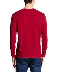 T-shirt à manche longue rouge Marc O'Polo