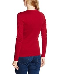 T-shirt à manche longue rouge Olsen