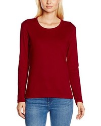 T-shirt à manche longue rouge Olsen