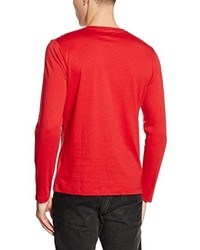 T-shirt à manche longue rouge Pepe Jeans