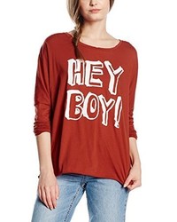 T-shirt à manche longue rouge The hip Tee