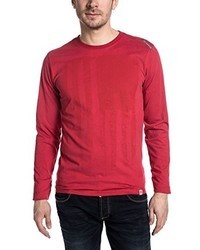 T-shirt à manche longue rouge Timezone