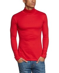 T-shirt à manche longue rouge Trigema