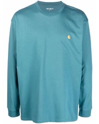 T-shirt à manche longue turquoise Carhartt WIP