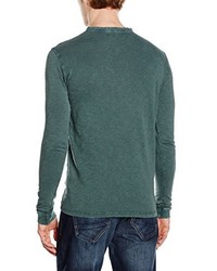 T-shirt à manche longue vert foncé Colorado Denim