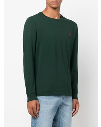 T-shirt à manche longue vert foncé Polo Ralph Lauren