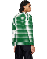 T-shirt à manche longue vert foncé Comme Des Garcons Play