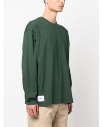 T-shirt à manche longue vert foncé WTAPS