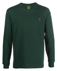T-shirt à manche longue vert foncé Polo Ralph Lauren