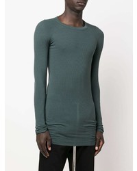 T-shirt à manche longue vert foncé Rick Owens