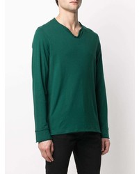 T-shirt à manche longue vert foncé Zadig & Voltaire