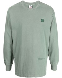 T-shirt à manche longue vert menthe AAPE BY A BATHING APE