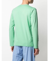 T-shirt à manche longue vert menthe Comme Des Garcons SHIRT