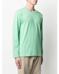 T-shirt à manche longue vert menthe Comme Des Garcons SHIRT